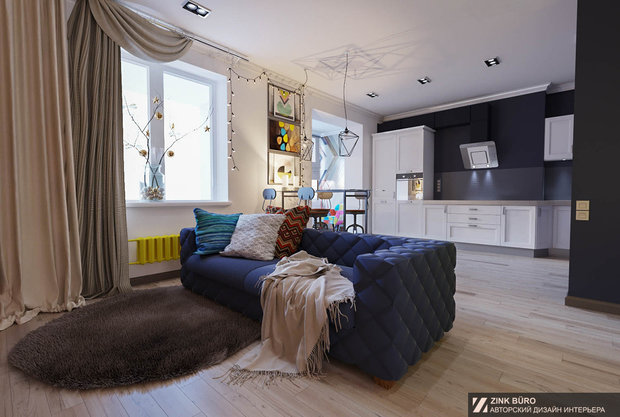 Фото из портфолио MIX Loft – фотографии дизайна интерьеров на INMYROOM