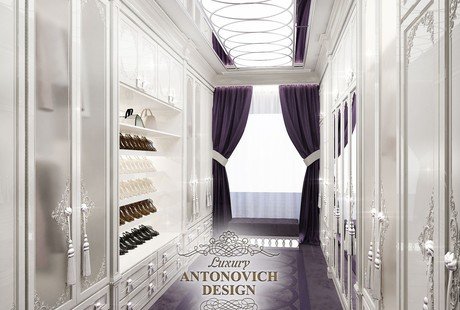 Интерьер гардеробной. Женское счастье