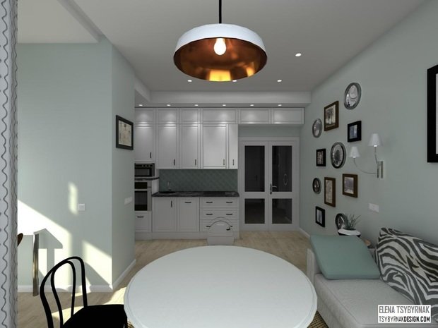 Фото из портфолио Легкая эклектика – фотографии дизайна интерьеров на InMyRoom.ru