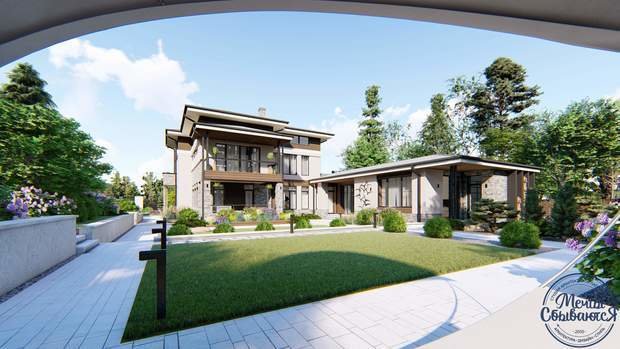 Фото из портфолио Загородный дом в современном стиле – фотографии дизайна интерьеров на INMYROOM