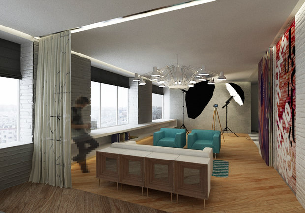 Фото из портфолио Квартира фотостудия – фотографии дизайна интерьеров на INMYROOM
