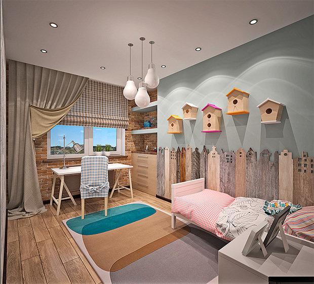 Фото из портфолио Загородная квартира – фотографии дизайна интерьеров на INMYROOM