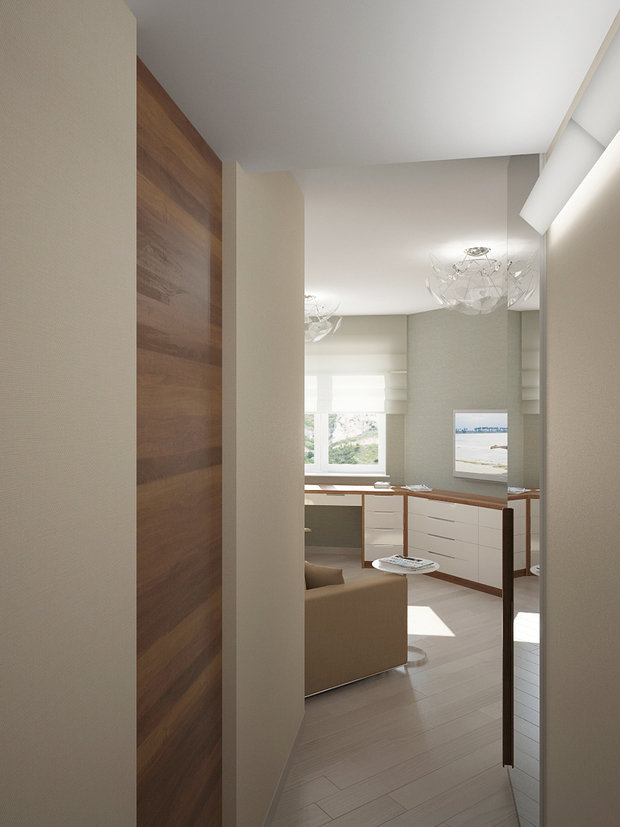 Фото из портфолио Квартира-студия – фотографии дизайна интерьеров на INMYROOM