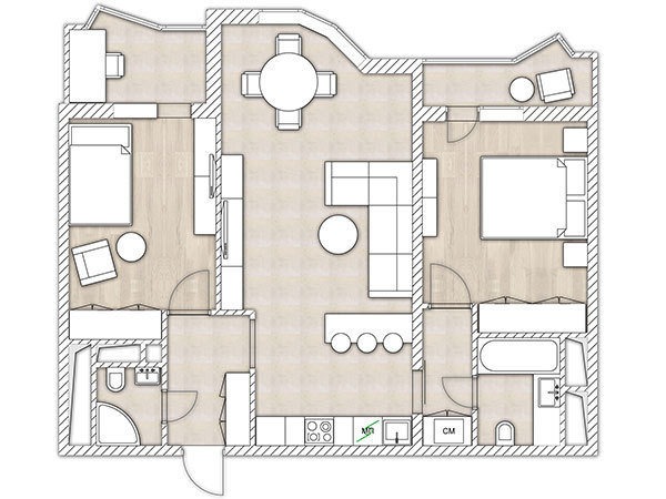 Фотография: Планировки в стиле  – фото на INMYROOM