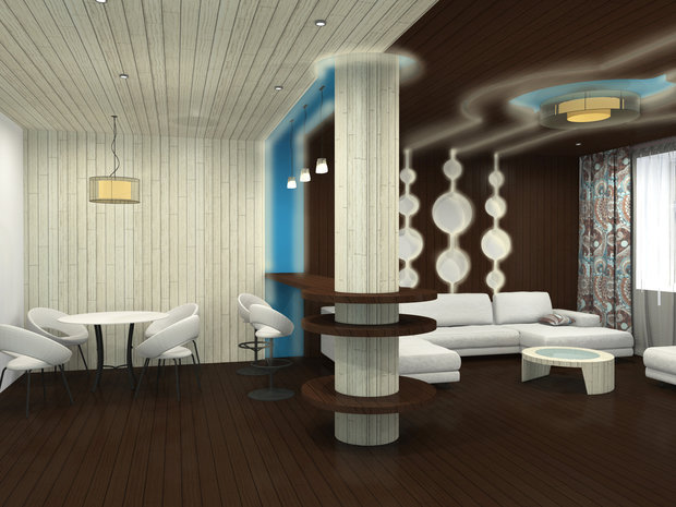 Фотография: Гостиная в стиле Эко – фото на InMyRoom.ru