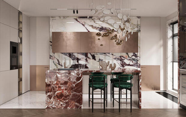 Фото из портфолио Дизайн интерьера квартиры в ЖК «ID Парк Победы» в стиле неоклассика – фотографии дизайна интерьеров на INMYROOM