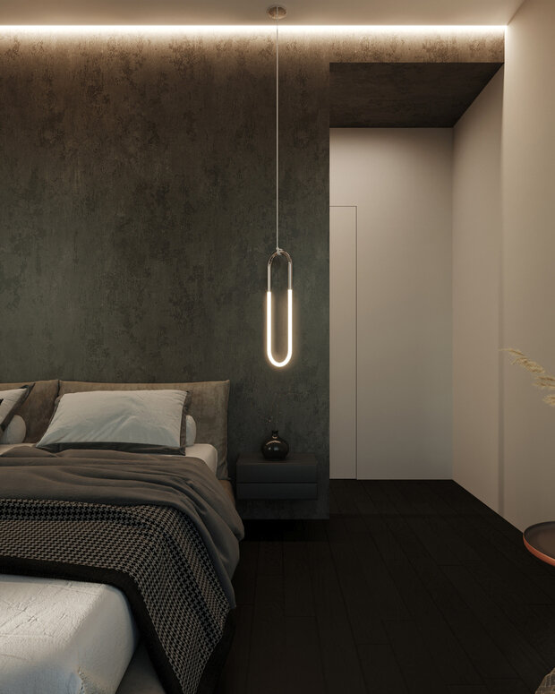 Фото из портфолио Тёмный минимализм – фотографии дизайна интерьеров на INMYROOM