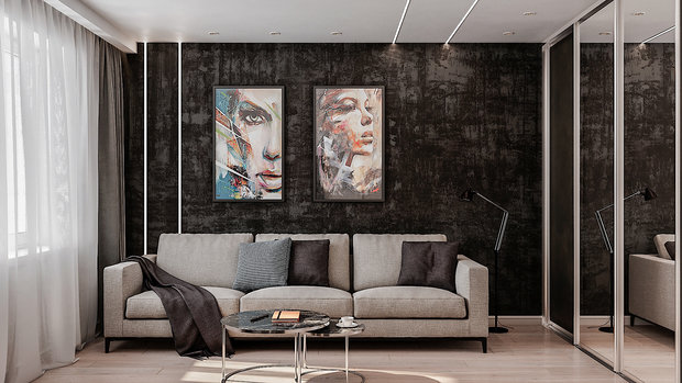Фото из портфолио Small living room – фотографии дизайна интерьеров на INMYROOM