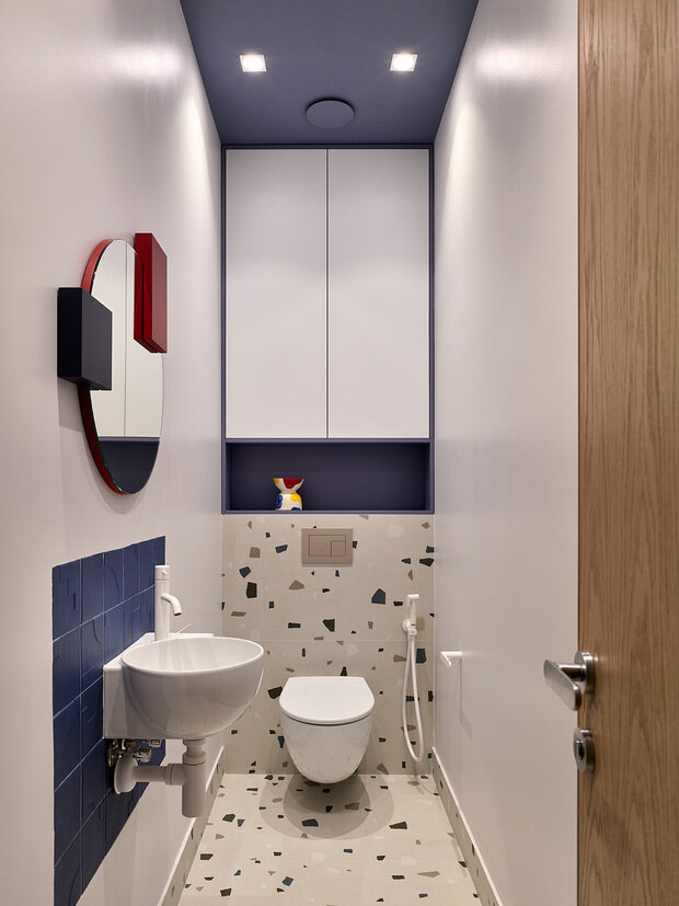 Фотография: Ванная в стиле Современный, Эклектика, Квартира, Проект дня, Москва, Фрунзенская набережная, Сталинка, 3 комнаты, 60-90 метров, Анна Громова – фото на INMYROOM