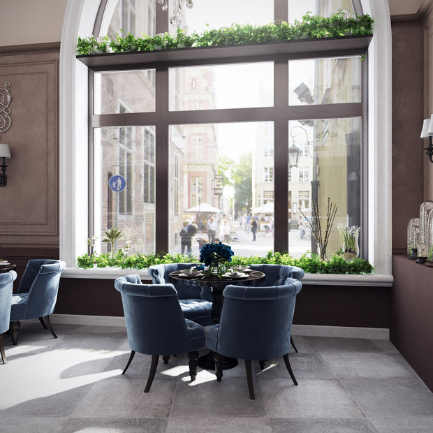 Фото из портфолио Ресторан Сочи – фотографии дизайна интерьеров на INMYROOM