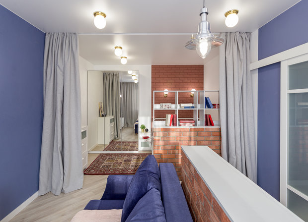 Фото из портфолио 48м2 Neloft Реализация – фотографии дизайна интерьеров на INMYROOM
