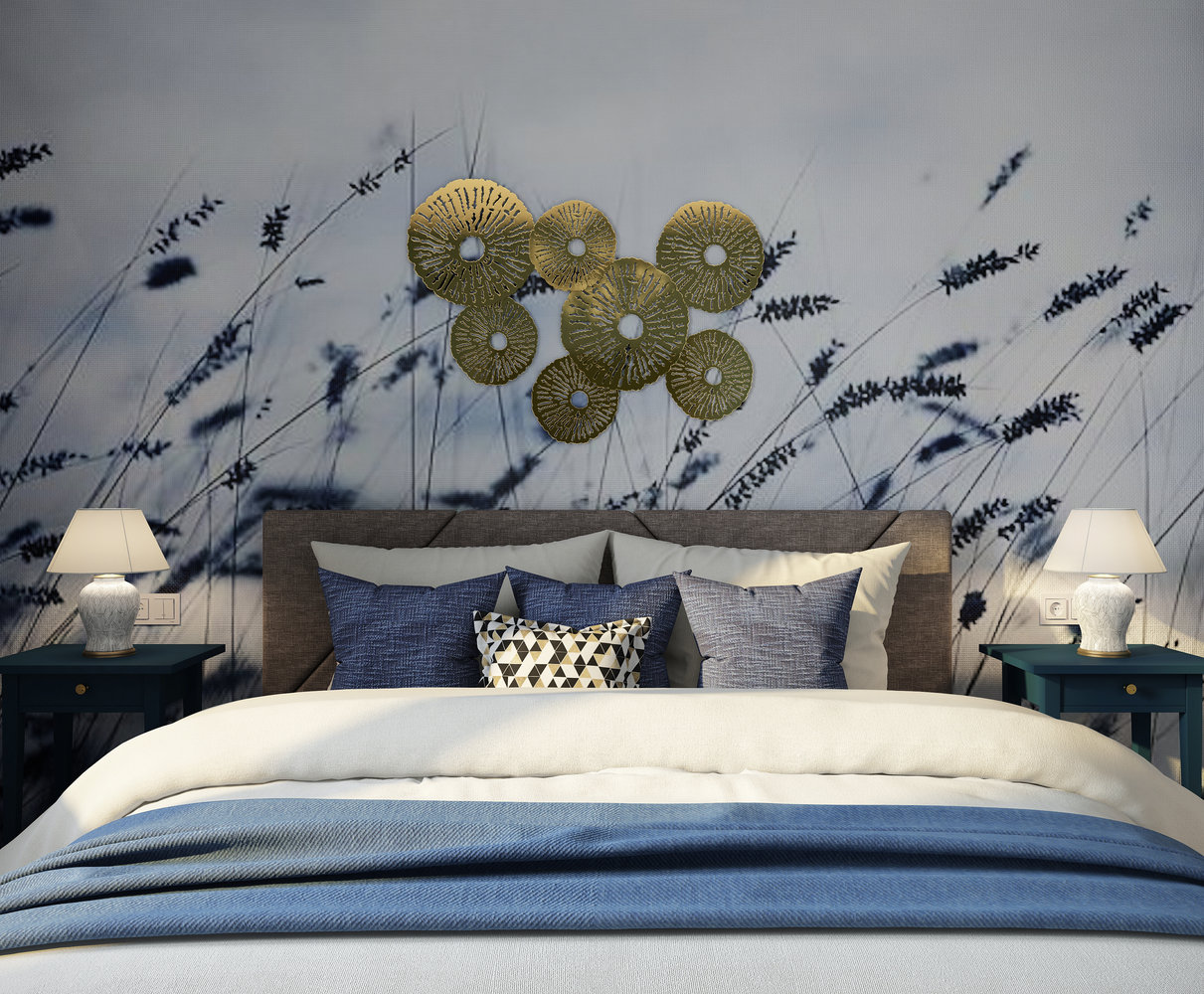 Фотография: Спальня в стиле Современный, Эклектика, Квартира, Проект недели, Москва, 3 комнаты, 60-90 метров, Ксения Мезенцева – фото на INMYROOM Фотография: Спальня в стиле Современный, Эклектика, Квартира, Проект недели, Москва, 3 комнаты, 60-90 метров, Ксения Мезенцева – фото на INMYROOM