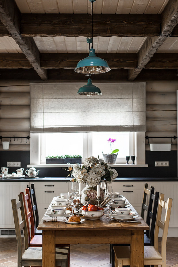 Фотография: Кухня и столовая в стиле Прованс и Кантри, Дом, Дома и квартиры, Проект недели, Эко – фото на INMYROOM