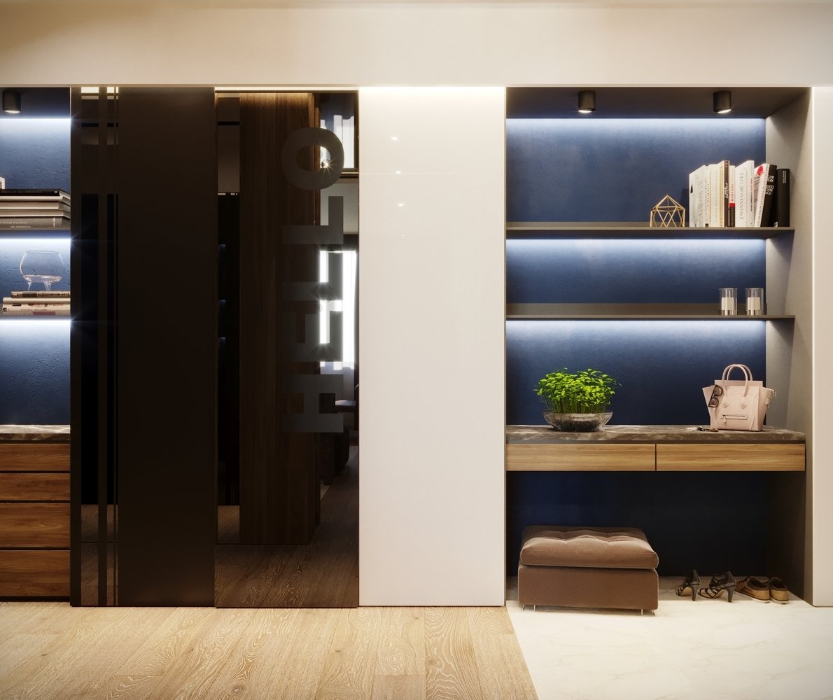 Фотография: Прихожая в стиле Современный, Лофт, Квартира, Проект недели, Подмосковье, Московская область, Реутов, Кирпичный дом, 3 комнаты, Более 90 метров, Владислав Седов, Наталья Вороненко, LINES – фото на INMYROOM Фотография: Прихожая в стиле Современный, Лофт, Квартира, Проект недели, Подмосковье, Московская область, Реутов, Кирпичный дом, 3 комнаты, Более 90 метров, Владислав Седов, Наталья Вороненко, LINES – фото на INMYROOM