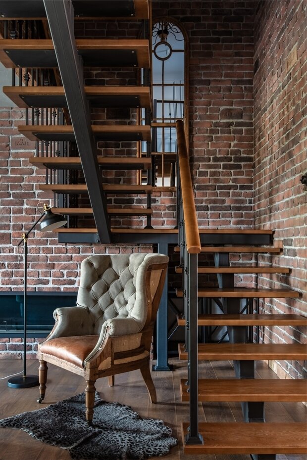 Фотография: Прочее в стиле Лофт, Эклектика, Проект дня, Таунхаус, Кирпичный дом, 3 комнаты, Более 90 метров, современный с элементами лофта, Оренбург, Евгения Черепанова – фото на INMYROOM