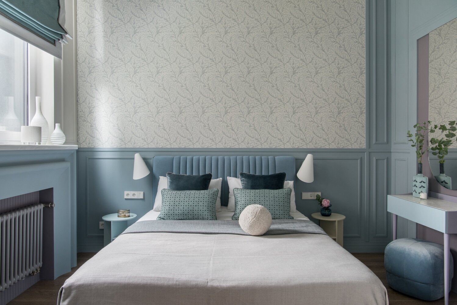 Фотография: Спальня в стиле Современный, Квартира, Проект недели, Москва, Монолитный дом, 3 комнаты, 60-90 метров, Ирина Ковецкая – фото на INMYROOM Фотография: Спальня в стиле Современный, Квартира, Проект недели, Москва, Монолитный дом, 3 комнаты, 60-90 метров, Ирина Ковецкая – фото на INMYROOM