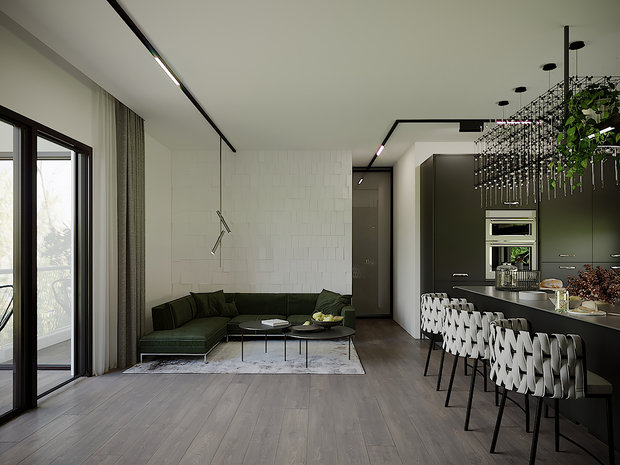 Фото из портфолио Минимализм – фотографии дизайна интерьеров на INMYROOM