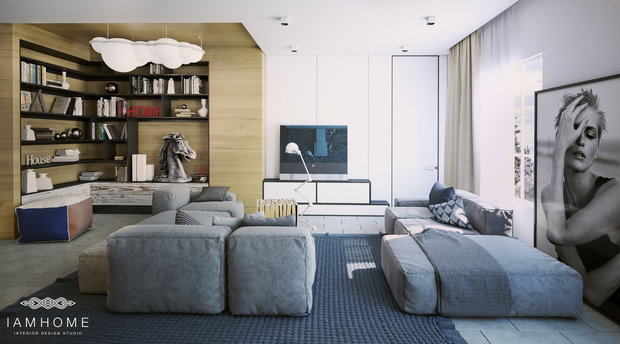 Фото из портфолио Квартира LOFT, 160м – фотографии дизайна интерьеров на INMYROOM