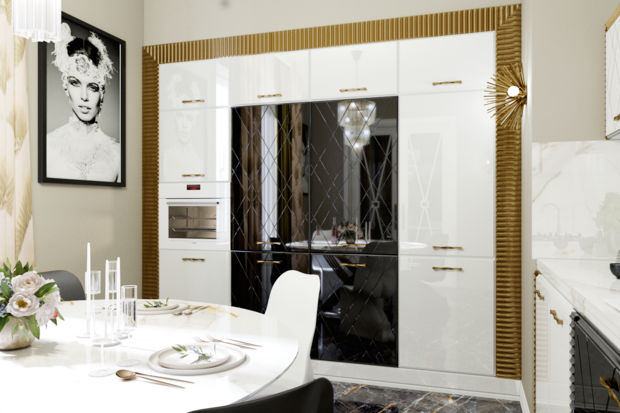 Фото из портфолио Черно-белое кино – фотографии дизайна интерьеров на INMYROOM