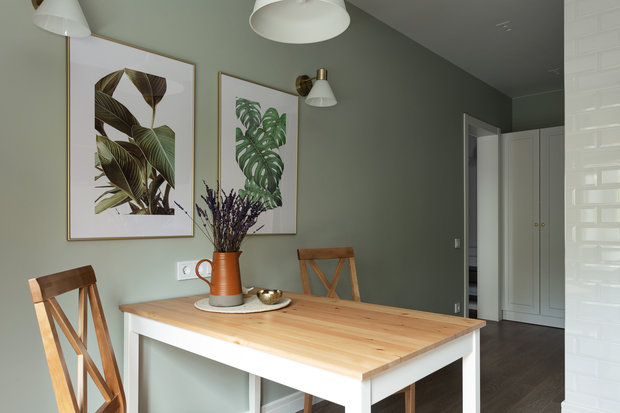 Фотография: Кухня и столовая в стиле Современный, Квартира, Проект недели, Челябинск, 1 комната, до 40 метров, Надия Кисельникова – фото на INMYROOM