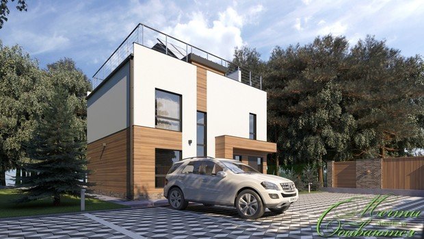 Фото из портфолио Три варианта каркасных домов – фотографии дизайна интерьеров на INMYROOM