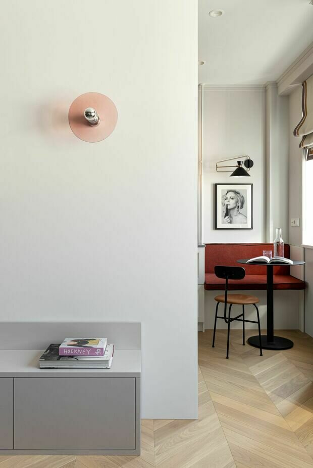 Фотография: Кухня и столовая в стиле Современный, Винтажный, Квартира, Проект дня, 2 комнаты, 40-60 метров – фото на INMYROOM