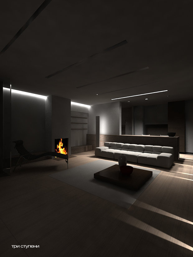 Фото из портфолио “Loft К-22” – фотографии дизайна интерьеров на InMyRoom.ru
