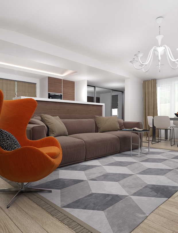 Фото из портфолио Студия,Симферополь – фотографии дизайна интерьеров на INMYROOM