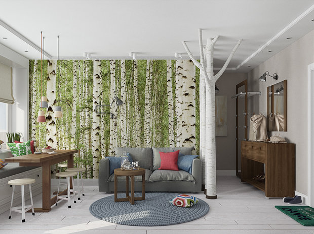 Фото из портфолио Квартира в скандинавском стиле – фотографии дизайна интерьеров на INMYROOM