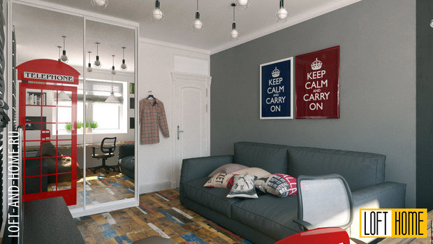 Фото из портфолио Квартира, 108м2 – фотографии дизайна интерьеров на INMYROOM