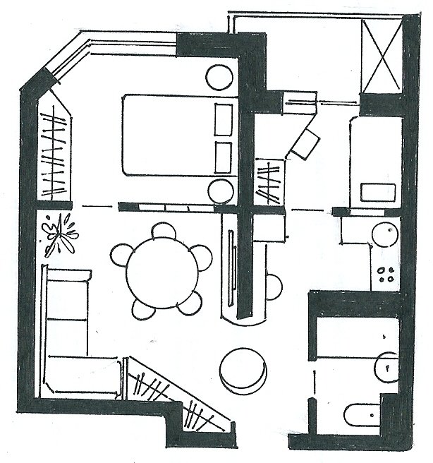 Фото из портфолио Мои перепланировки – фотографии дизайна интерьеров на INMYROOM Фото из портфолио Мои перепланировки – фотографии дизайна интерьеров на INMYROOM