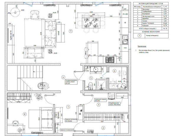 Фотография: Планировки в стиле , Современный, Дом, Проект дня, Дом и дача, Московская область, 4 и больше, Более 90 метров, Ирина Заверталюк – фото на INMYROOM