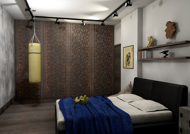 Фото из портфолио Квартира с этническими мотивами – фотографии дизайна интерьеров на INMYROOM
