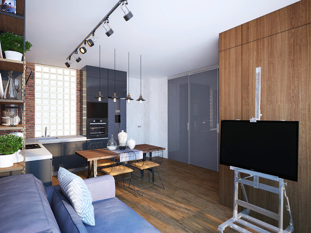 Фото из портфолио Квартира на Мосфильмовской – фотографии дизайна интерьеров на INMYROOM