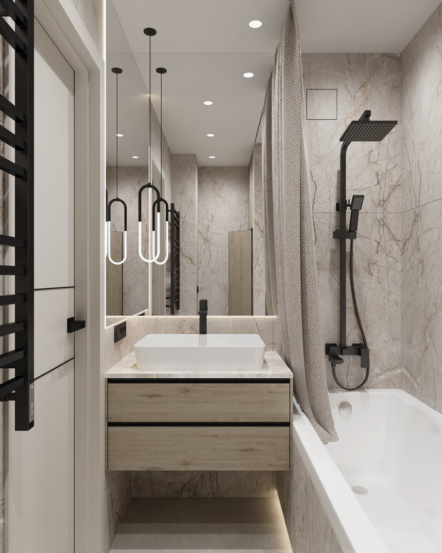 Фото из портфолио Гостиная с интересными решениями – фотографии дизайна интерьеров на INMYROOM