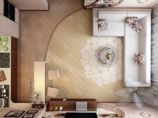 Фото из портфолио Решение для "малогабариток". – фотографии дизайна интерьеров на InMyRoom.ru