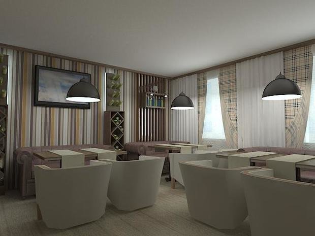 Фото из портфолио Гриль Бар – фотографии дизайна интерьеров на INMYROOM