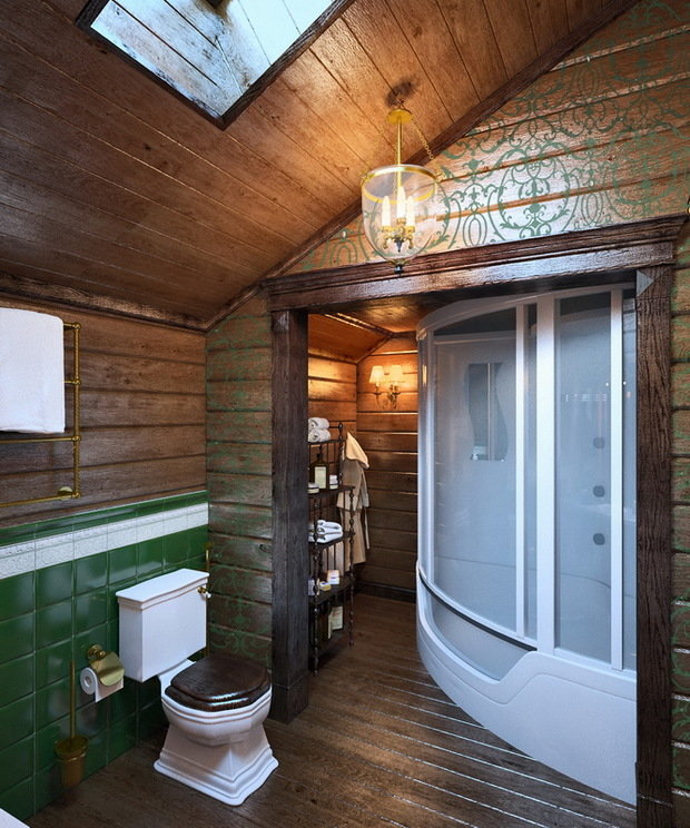 Фото из портфолио Деревянный дом с изразцами – фотографии дизайна интерьеров на INMYROOM