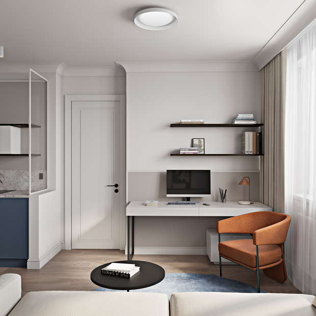 Фото из портфолио Квартира в мягких тонах – фотографии дизайна интерьеров на INMYROOM