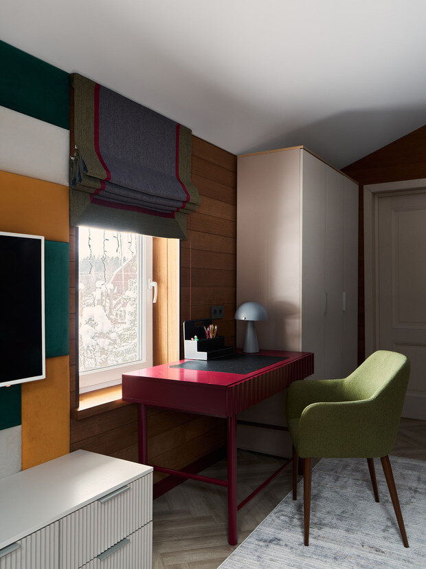 Фотография: Детская в стиле Современный, Дом, Проект дня, Дом и дача, Ленинградская область, 3 комнаты, Более 90 метров, Индивидуальный проект, эклектика с элементами современного, Алена Донцова – фото на INMYROOM