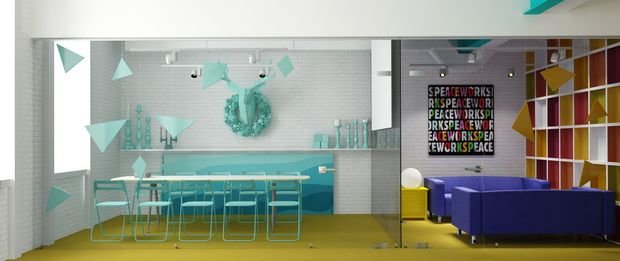 Фото из портфолио Офис рекламного агентства Perogression – фотографии дизайна интерьеров на INMYROOM