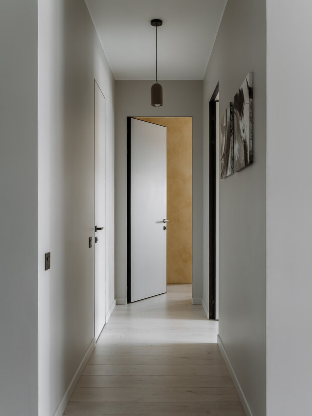 Фотография: Прихожая в стиле Современный, Эклектика, Минимализм, Квартира, Проект недели, Москва, 3 комнаты, 60-90 метров, Domeli, Катерина Притчина – фото на INMYROOM