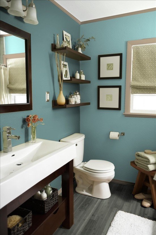 Фотография: Ванная в стиле Прованс и Кантри, Декор интерьера, Дизайн интерьера, Цвет в интерьере – фото на INMYROOM