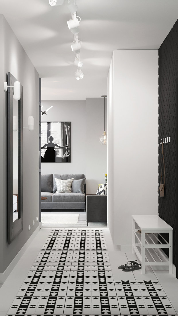 Фото из портфолио Скандинавская квартира  – фотографии дизайна интерьеров на INMYROOM