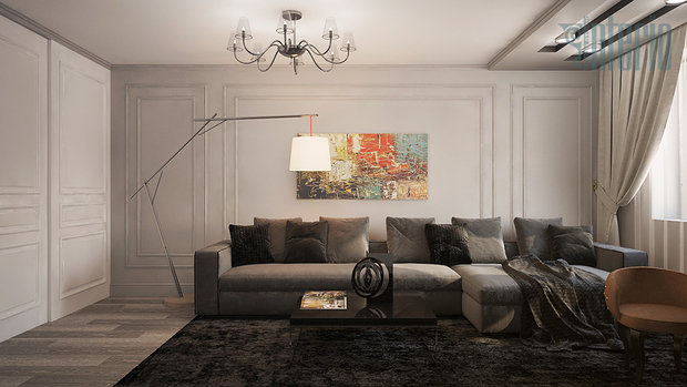 Фото из портфолио Квартира, 58кв.м., Апрель 2018 – фотографии дизайна интерьеров на INMYROOM