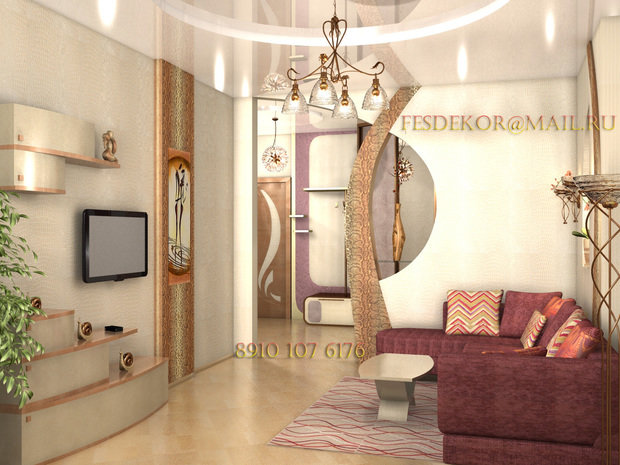 Фото из портфолио Дизайн квартиры 1 – фотографии дизайна интерьеров на INMYROOM