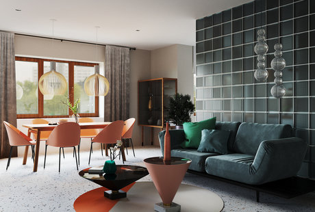 Проект квариры "Artistic House" г. Москва