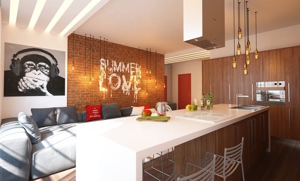 Фото из портфолио Квартира для влюбленных – фотографии дизайна интерьеров на INMYROOM