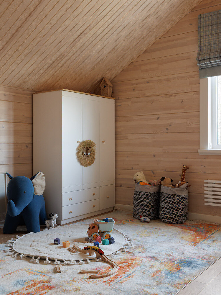 Фотография: Детская в стиле Современный, Дом, Проект дня, Санкт-Петербург, Дом и дача, 4 и больше, Более 90 метров, минимализм с элементами скандинавского и нежных пастельных оттенков, Елена Куртина – фото на INMYROOM