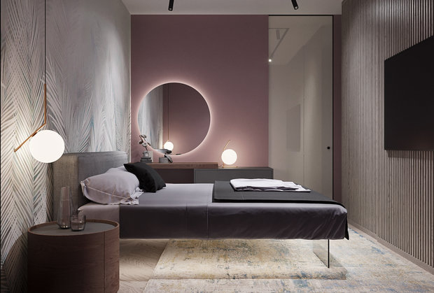 Фотография: Спальня в стиле Современный, Кухня и столовая, Ванная, Прихожая, Гостиная, Квартира, Проект недели, Бежевый, Серый, Коричневый, 2 комнаты, 40-60 метров, ПРЕМИЯ INMYROOM – фото на INMYROOM